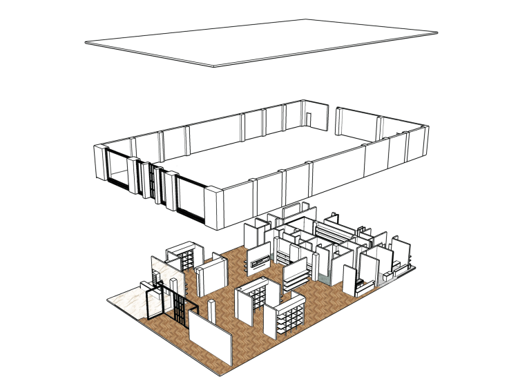 室内设计 &amp; 体系结构/拉萨尔学院温哥华/排温哥华等距显示