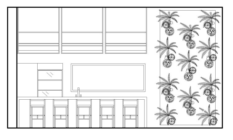 Design d&#39;int&#233;rieur et architecture/LaSalle College Vancouver/The Row Vancouver Cafe Elevation
