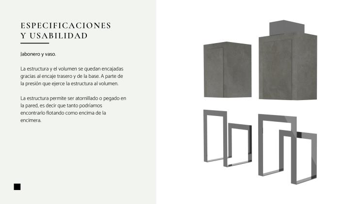 Product Design/LCI Barcelona/Jabonero y vaso 