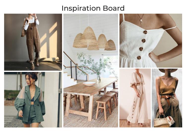 Fashion Marketing/LaSalle College Vancouver/Relaxed Rustic_Moodboard