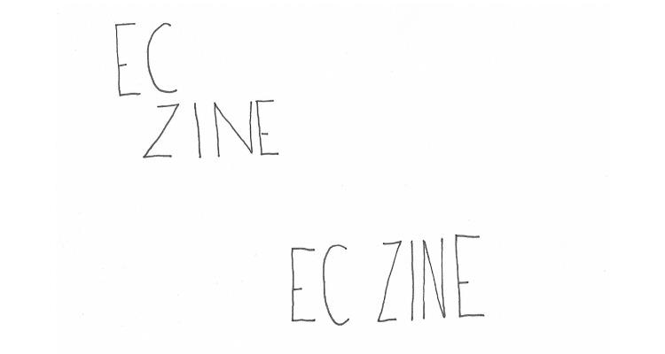 Arts and Literature/LaSalle College | Montr&#233;al/HAND-DRAFTING THE ZINE&#39;S LOGO