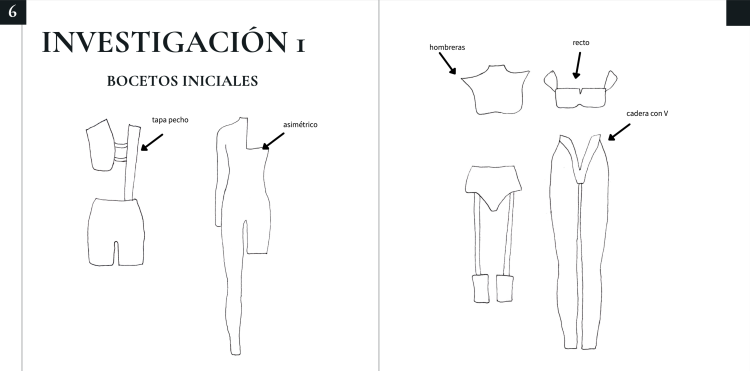 Dise&#241;o de Moda/LCI Barcelona/Investigaci&#243;n 1 - Bocetos iniciales
